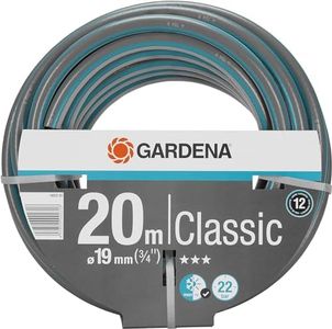 Tubo Gardena Classic da 19 Mm (3/4 Pollice), 20 M: Tubo da Giardino Universale, Pressione di Scoppio 22 Bar, Senza Componenti di Sistema (18022-20)