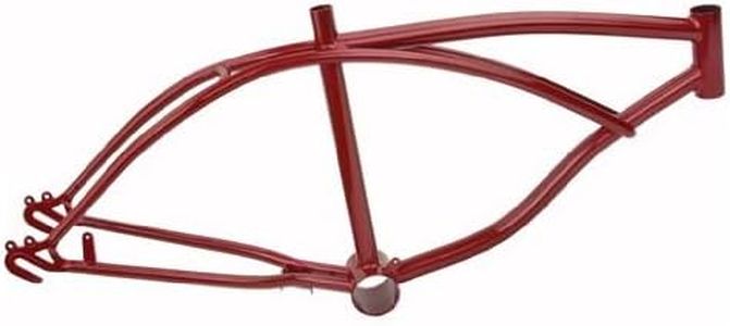 Alta 20" Bicycle Lowrider Bike Frame, Multiple Colors. (Red)