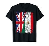 MEXICO Half BRITAIN UK Friendship Flag MEXICAN T-Shirt