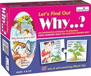 Creative Educational Aids P. Ltd. Let's Find Out Why Educational Games, [Multicolour] pack of 1