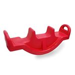 eHomeKart See Saw Rocker for Kids - Plastic See Saw Jumbo Rocker for Indoors and Outdoors - Perfect Toy for Boys and Girls of Age 1-8 Years - DIMESNSIONS: 118 x 32 x 45 cm (Red)