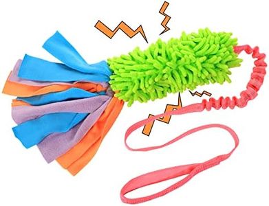 Dog Tug Toy, Bungee Tug of War Rope Toys with Squeaky Sound for Small Medium Large Dogs, Puppy Training Pull Toy for Exercise & Interactive Play Games