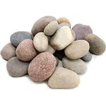 Foodie Puppies River Rocks Natural Multicolour Stones - (Big Monster Stone, Pack of 20) for Painting, Aquarium/Fish Tank, DIY, Arts, Crafts, Home Decoration, Garden, and Swimming Pool (Large)