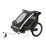 Thule Chariot Lite Multisport Bike Trailer Vintage green, Double