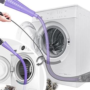 Sealegend 2 Pack Dryer Vent Cleaner Kit Vacuum Hose Attachment, Dryer Lint Cleaner Kit Lint Remover Tools Hoses with Adapter (Purple)