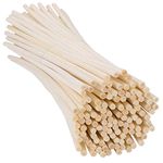 H&S 120pcs Reed Diffuser Sticks - 4mm Thick Rattan Room Oil Fragrance Diffuser Sticks Replacement 23cm Long - Room Diffuser Reed - Thick Reed Diffuser Stick - Room Fragrance Long Reed Diffuser Sticks