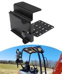 ELITEWILL Adjustable ATV Chainsaw Mount Bracket, Chainsaw Holder Rack Universal Saw Press Carrier with Theft Deterrent Cover Fit for ATVs/UTVs/Tractors