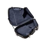 Crossrock Fiberglass Hardshell Case for French Horn Bell Undetachable with Strap-Black(CRF1020FHUBK)