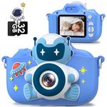 Gofunly Kids Camera, Kids Digital Camera for Boys Girls, Selfie Camera for Kids with 32GB Card, 1080P Video Childrens Camera for Age 3-12 Years Birthday