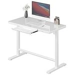 AITERMINAL Glass Standing Desk with