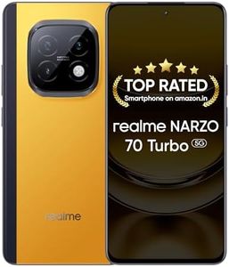 realme NARZO 70 Turbo 5G (Turbo Yellow,6GB RAM,128GB Storage) | Segment's Fastest Dimensity 7300 Energy 5G Chipset | Motorsports Inspired Design