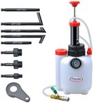 Prokomon 3 Liters Transmission Fluid Pump;Fluid Transfer Pump;Manual Oil Pump;Oil Filling Filler System Tool with 8 Pcs Adapters