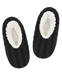 Panda Bros Women Super Soft Slipper Socks with Non Slip Indoor Hospital Slippers Fleece Lined Socks