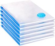 10PCS Vacuum Storage Bags - 90x50cm Vacuum Storage Bags for Clothes - High Compression Storage Bags - Reusable Space Saving Clothes Storage for Clothes, Mattress, Bedding, Blankets