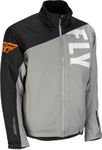 Fly Racing Aurora Snow Jacket (Grey/Black/Orange, X-Large)