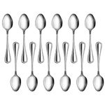 New Star 58123 Slimline Stainless Steel Dinner Spoon, 7.25-Inch, Set of 12