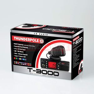 THUNDERPOLE T-3000 CB Radio – Compact Mobile Two-Way Transceiver