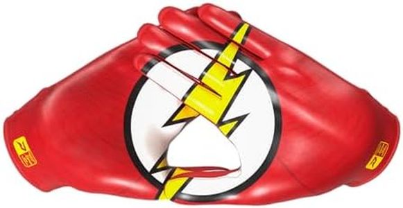 Phenom Elite Knuckles The Echidna Football Gloves – VPS5 | Red Sonic Edition | Lightweight, Super Sticky Receiver Gloves for Adults & Kids
