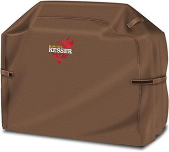 KESSER® Copertura per griglia per barbecue premium Copertura per grill a gas cappa grigliata resistente alle intemperie - Weber, Brinkmann, Char Copertura protettiva per griglia Copertura protettiva