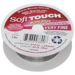 Soft Flex Kink Resistant Beading Wire - Very Fine 0.10 Diameter - Jewelry Making Bead Wire - 30 Ft