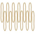 Party Beads - Small Round (gold) (12/Card)