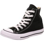 Converse Unisex Chuck Taylor All Star Classic High Top Sneaker, Black, 7 UK