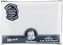 Gerber 10 Count Prefold Gauze Cloth