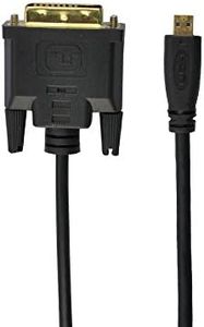 Seadream Micro HDMI Male to DVI(24+1) Male Cable Black (3.3 Feet)