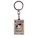 ABYSTYLE One Piece Wanted Luffy Metal Keychain