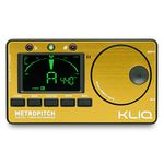 KLIQ MetroPitch - Metronome Tuner for All Instruments - with Guitar, Bass, Violin, Ukulele, and Chromatic Tuning Modes (MetroPitch, Gold)