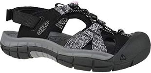 KEEN womens Ravine H2, Black/Dawn Pink, 10