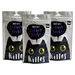 Kittos Salmon Rings Cat Treats for Training & Rewards - Protein-Rich, Highly Digestible, Healthy & Tasty Snacks for All Life Stages, 35 gm Each (Pack of 3)