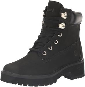 Timberland Women's Carnaby Cool 6 Inch Ankle Boot, Jet Black, 7.5 US