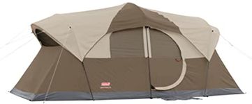 The Coleman Company 2000028058 17-Feet x 9-Feet WeatherMaster 10 Tent, Sleeps 10, Brown