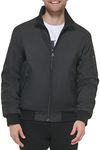 Calvin Klein Men's Winter Coats-Sherpa-Lined Hooded Soft Shell Jacket, Jet Black, Large