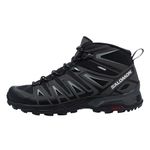 Salomon Men's X Ultra Pioneer Mid Climasalomon Waterproof Hiking Boot, Black/Magnet/Monument, 10.5 UK