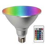 PAR38 LED Light Bulb,30W RGB+Warm W