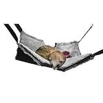 Rosewood Snuggles Hanging Tunnel & Hammock, for Ferrets & Rats, Grey