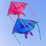 XENTUMI Fish Kite 2 Pack with Strin