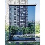 SANJIAOJIA Balcony Suction Cup Roller Blind,Retractable Blackout Roller Blind Window Shade,Sun Protection Privacy Screen,Bedroom Roof Office Car Shading Insulation Film (W71xH150cm(28x59in),Blue)