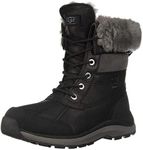 UGG Women's W Adirondack Boot III Snow, Black, 5 M US