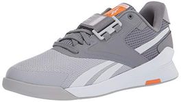 Reebok Men's Lifter PR II Cross Trainer, Cold Grey/Cold Grey/High Ghvis Orange, 9.5