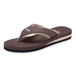 DOCTOR EXTRA SOFT Care Diabetic Orthopedic Pregnancy Flat Super Comfort Dr Flipflops and House Slippers For Women's and Girl's D-18-Brown-3 UK