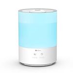 PureMate Humidifiers for Bedroom 4L with 7 Colour Changing Light, Top-Fill Cool Humidifier for Baby Room & Home, Humidity for Plants, Quiet Operation with Essential Oil, Auto Shut-Off and Timer