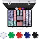 Homwom Poker Chip Set - 500PCS Poke