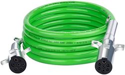 CheeMuii 7 Way Trailer Cord 15 FT A