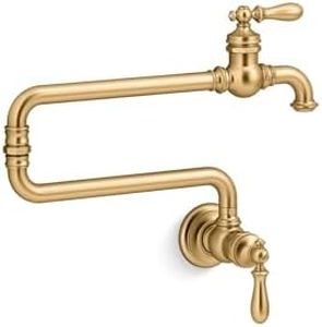 KOHLER Artifacts Wall-Mount Pot Filler Faucet, Brass