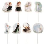 dekora - Kit for decorating Disney Frozen Cupcakes or Cakes - Paper Cake Toppers - 8 Models 16 Units