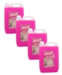 Carpet Cleaner Shampoo & Odour Deodoriser (inc Pet) Plush 5L x4 (Bubblegum)