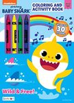 Bendon Baby Shark 48-Page Coloring and Activity Book with 4 Crayons 47219